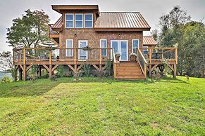 Deck + Mtn Views: Hot Springs Hideaway on 13 Acres