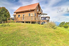 Deck + Mtn Views: Hot Springs Hideaway on 13 Acres