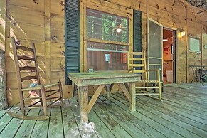 Pisgah Forest 'the Oak' Cabin w/ Deck by Creek