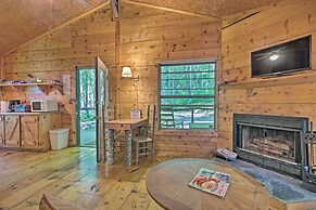 Pisgah Forest 'the Oak' Cabin w/ Deck by Creek