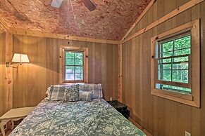 Pisgah Forest 'the Oak' Cabin w/ Deck by Creek