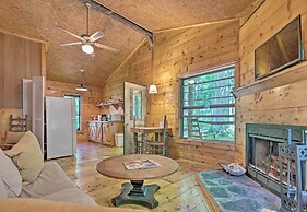 Pisgah Forest 'the Oak' Cabin w/ Deck by Creek