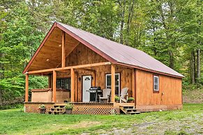 Stunning Victory Cabin w/ Private Hot Tub & Pond!