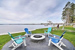 Lakefront Cadillac Home w/ Dock, Fire Pit & Grill!