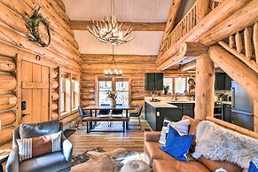Remodeled Fairplay Log Cabin w/ Sauna + Loft!