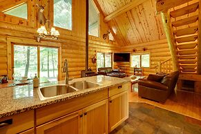 Secluded Log Cabin in NW Michigan: Hot Tub & Deck