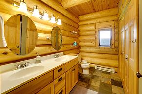 Secluded Log Cabin in NW Michigan: Hot Tub & Deck