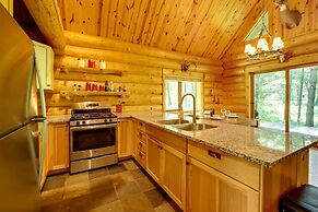 Secluded Log Cabin in NW Michigan: Hot Tub & Deck