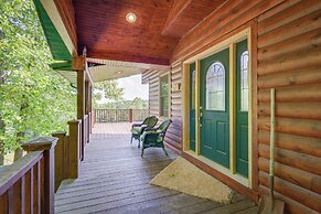 Spacious Log Cabin in Fairland, 1 Mi to Grand Lake