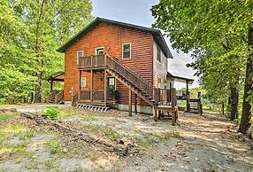 Spacious Log Cabin in Fairland, 1 Mi to Grand Lake