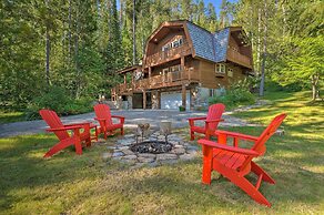 'wild Huckleberry Cabin' in Alpine: Fire Pit, Deck