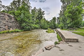 Central Creekfront Spearfish Apt by City Park