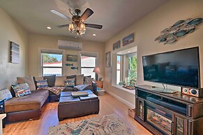 Steps to Lake! Charming Cabin: Pool Access & Decks