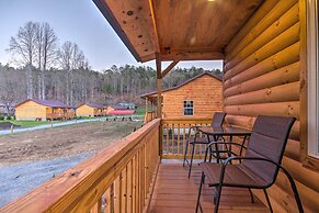 Fire Pit: Cozy Bryson City Cabin on Tuck River