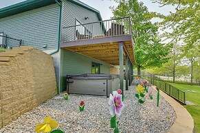 Family Home on Crystal Lake w/ Private Beach!