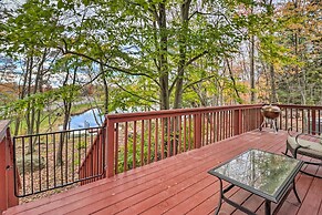Walk to Beach: Lakefront Pocono Escape w/ Fire Pit