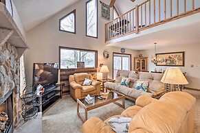 Walk to Beach: Lakefront Pocono Escape w/ Fire Pit