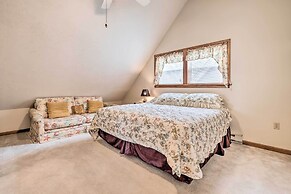 Walk to Beach: Lakefront Pocono Escape w/ Fire Pit