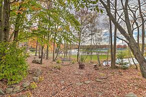 Walk to Beach: Lakefront Pocono Escape w/ Fire Pit