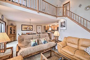 Walk to Beach: Lakefront Pocono Escape w/ Fire Pit