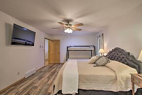 Spacious Verndale Home w/ Backyard Fire Pit!