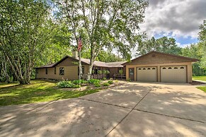 Spacious Verndale Home w/ Backyard Fire Pit!