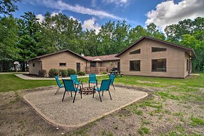 Spacious Verndale Home w/ Backyard Fire Pit!