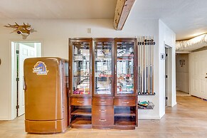 Updated Garden Valley Home w/ Fire Pit & Game Room