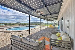 Trendy Fredericksburg Pad w/ Pool & Valley Views!