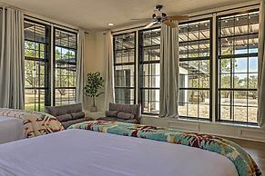 Trendy Fredericksburg Pad w/ Pool & Valley Views!