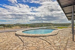 Trendy Fredericksburg Pad w/ Pool & Valley Views!