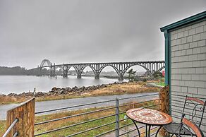 Waterfront Oregon Abode w/ Balcony & Ocean Views!