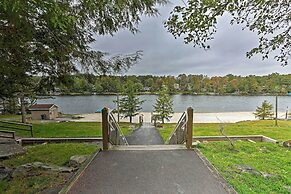 Walk to Lake: Tobyhanna Home w/ Hot Tub & Fire Pit