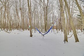 Walk to Lake: Tobyhanna Home w/ Hot Tub & Fire Pit