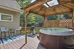Near Lake & Hiking: Pocono Home w/ Hot Tub