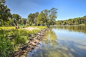 Family Home w/ Deck, Yard, Dock on Rock River
