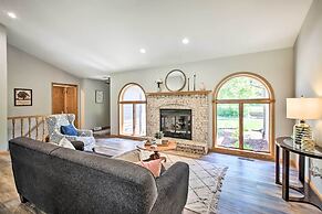 Family Home w/ Deck, Yard, Dock on Rock River
