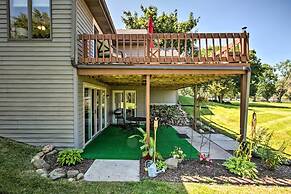 Family Home w/ Deck, Yard, Dock on Rock River