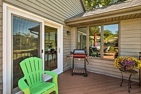Family Home w/ Deck, Yard, Dock on Rock River