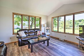 Family Home w/ Deck, Yard, Dock on Rock River