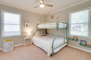 Oak Island Home w/ Spacious Backyard & Porch