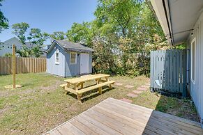 Oak Island Home w/ Spacious Backyard & Porch