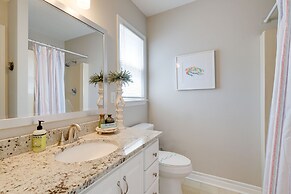 Oak Island Home w/ Spacious Backyard & Porch