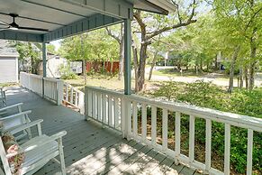 Oak Island Home w/ Spacious Backyard & Porch