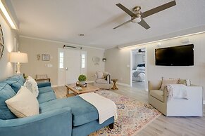 Oak Island Home w/ Spacious Backyard & Porch