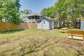 Oak Island Home w/ Spacious Backyard & Porch
