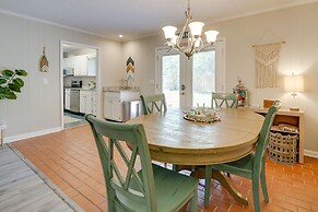 Oak Island Home w/ Spacious Backyard & Porch