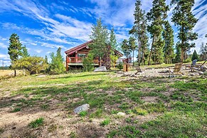 < 1 Mi to Lake Granby: Log Cabin w/ Fire Pit