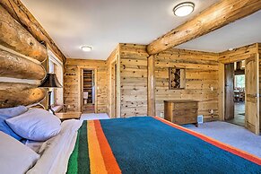 < 1 Mi to Lake Granby: Log Cabin w/ Fire Pit