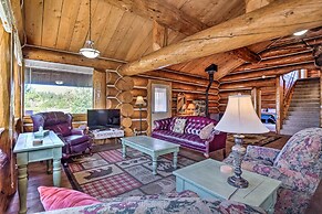 < 1 Mi to Lake Granby: Log Cabin w/ Fire Pit